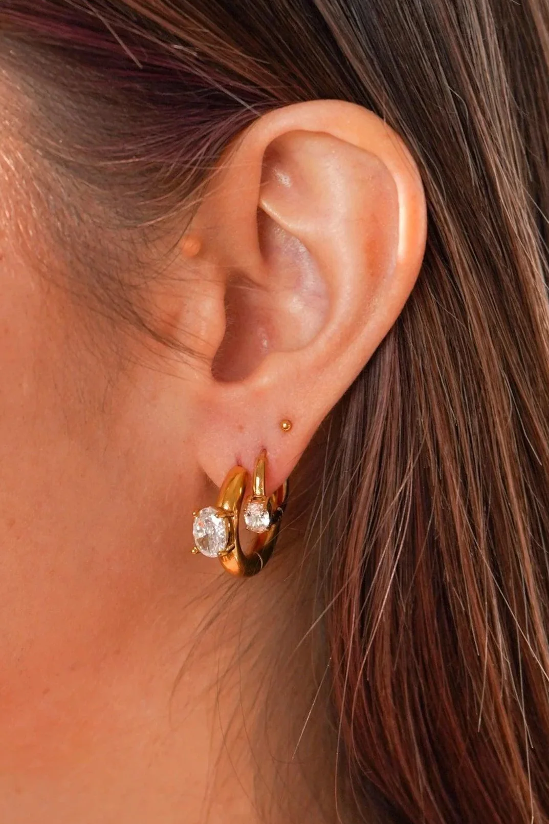 2mm Micro Dot Flat Back Stud - Surgical Steel - Image 2