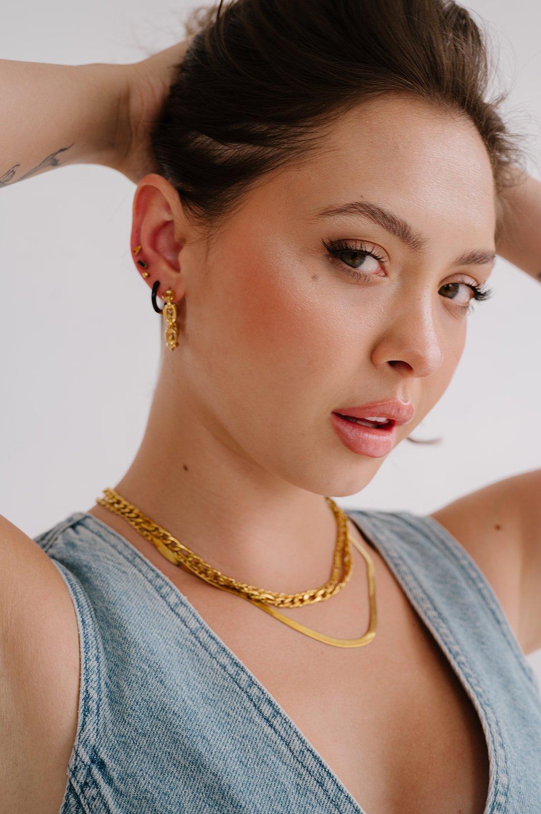 Baguette Gem Flat Back Stud - Image 4