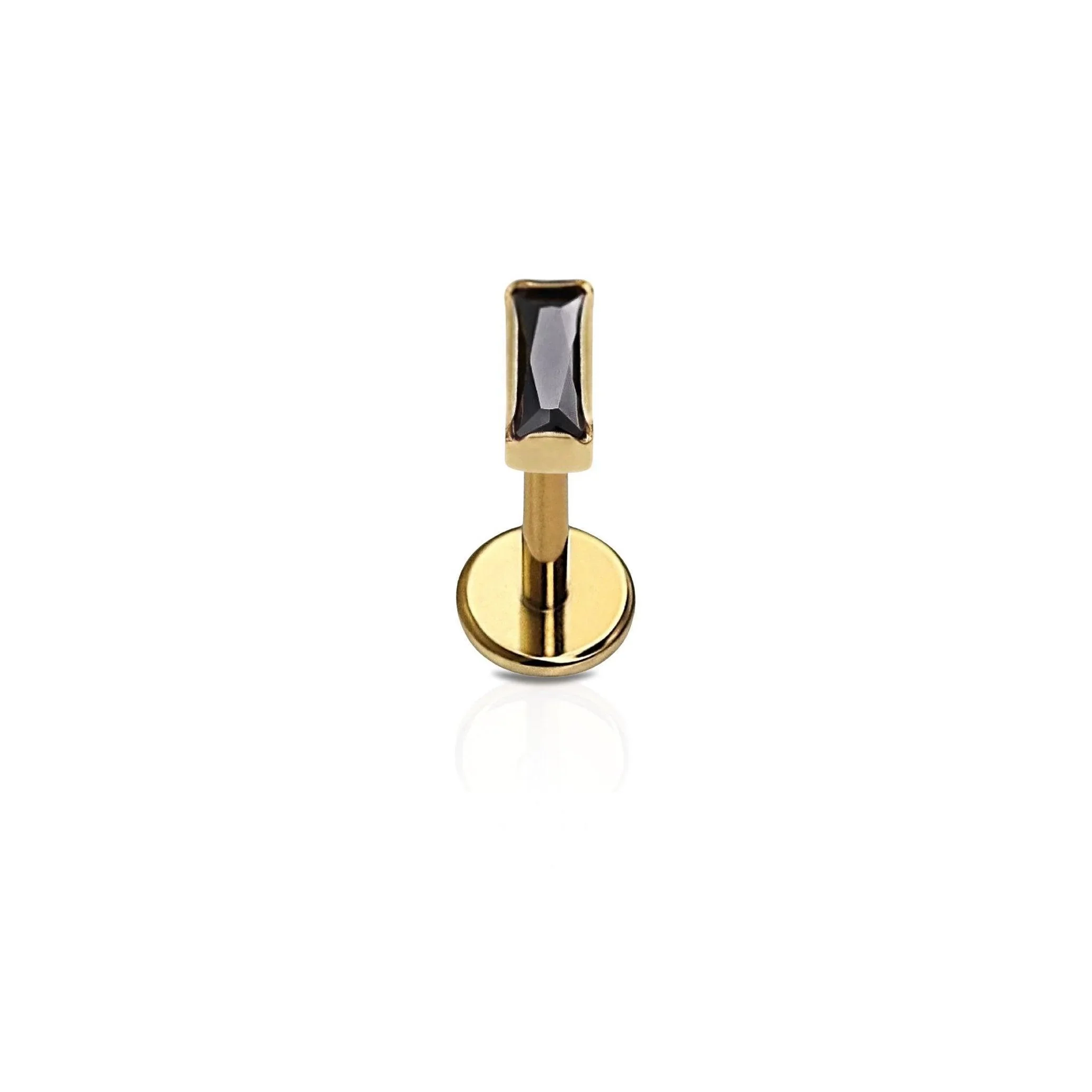 Baguette Gem Flat Back Stud - Image 8