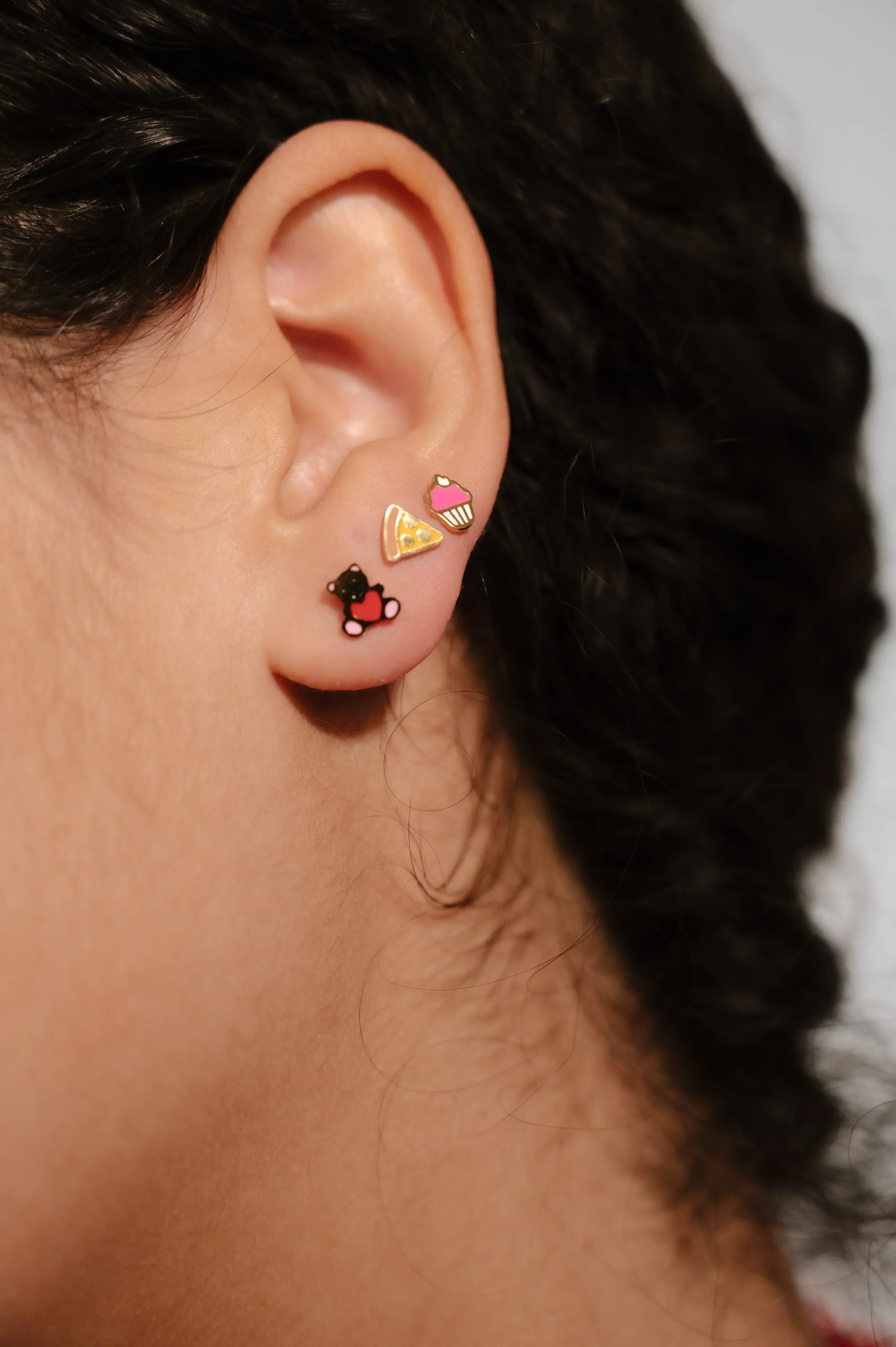 Cupcake Enamel Flat Back Stud - Image 5