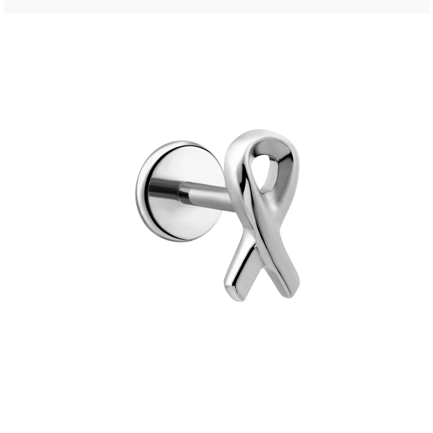 Cancer Ribbon Flat Back Stud - Image 4