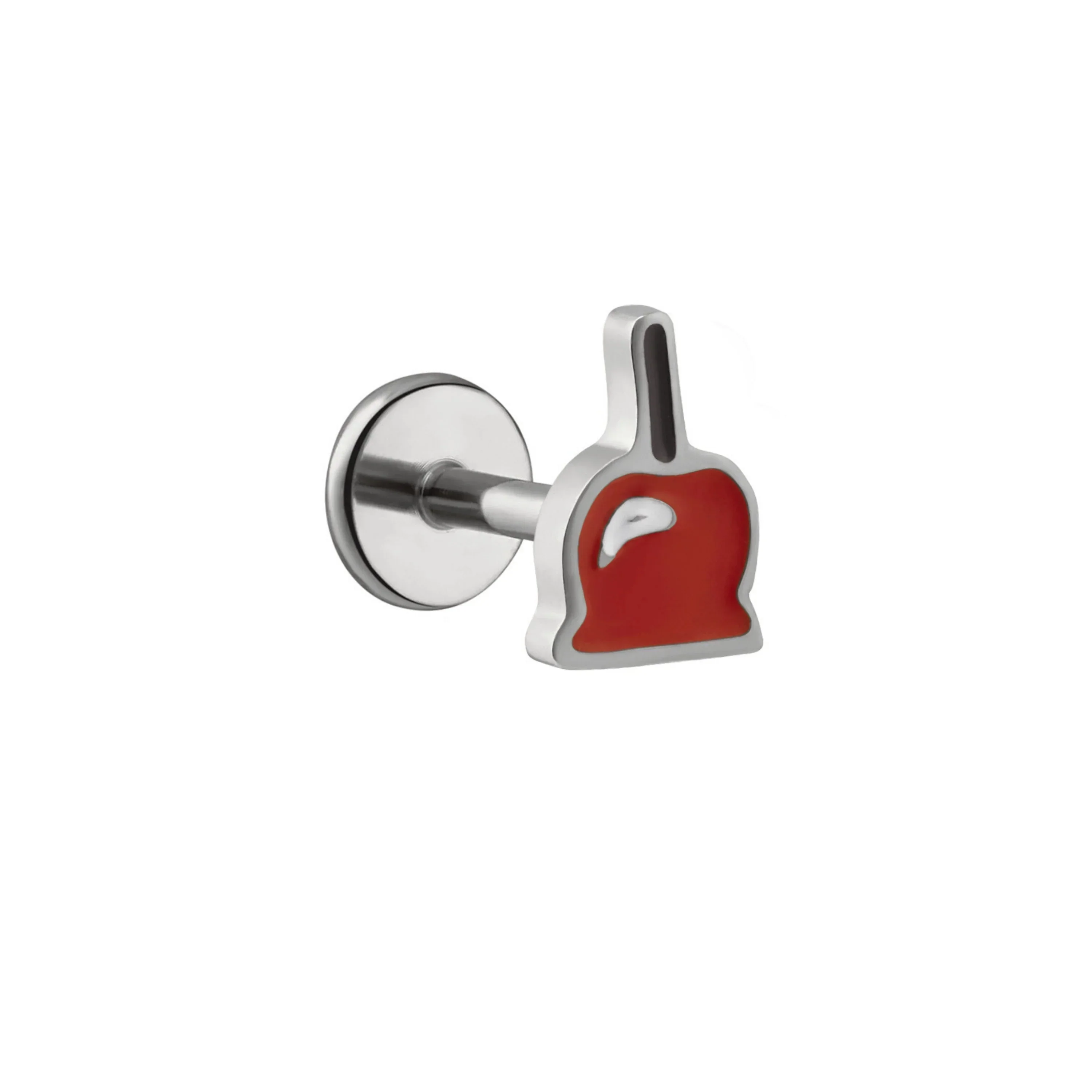 Candy Apple Enamel Flat Back Stud - Image 9
