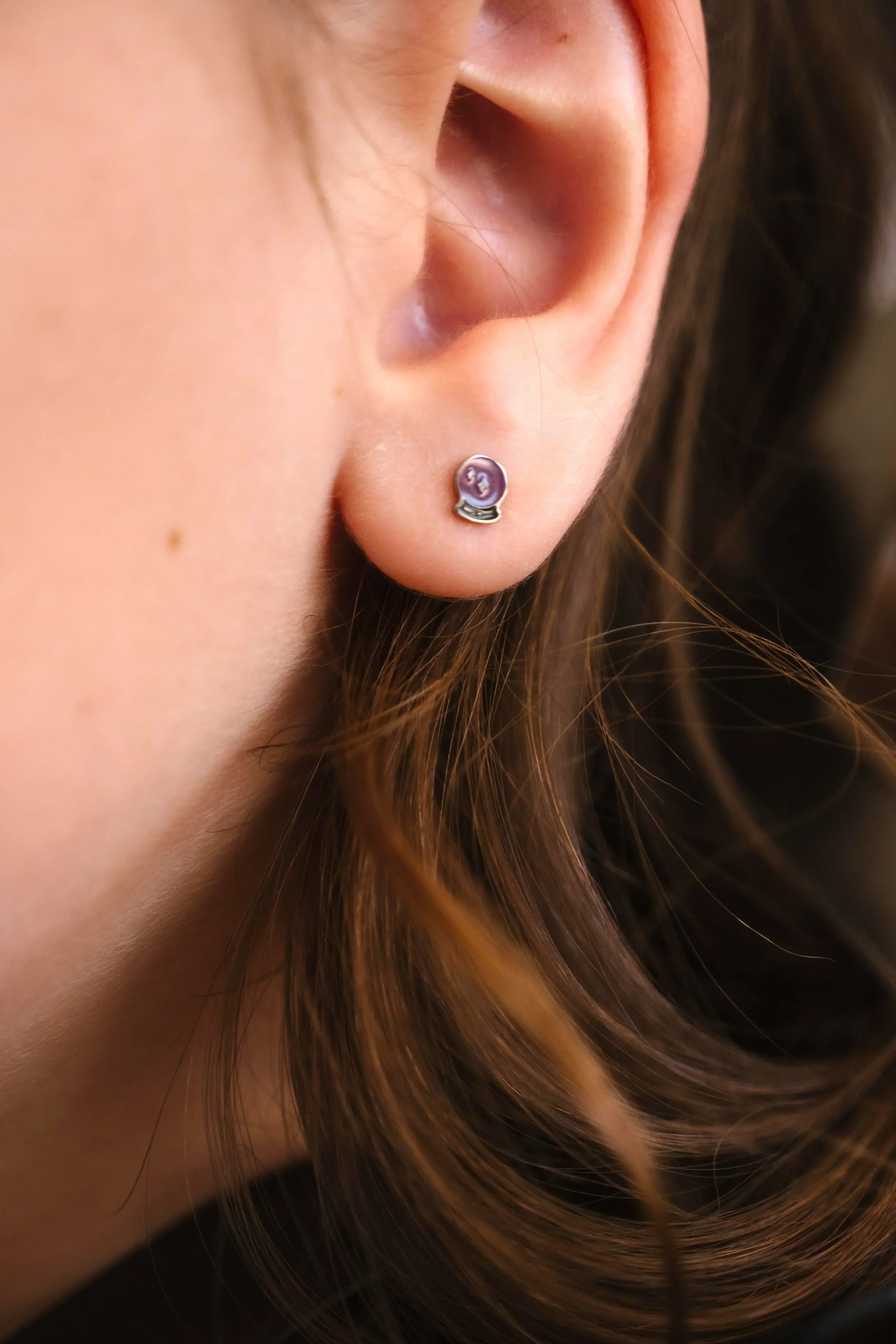 Crystal Ball Enamel Flat Back Stud - Image 6