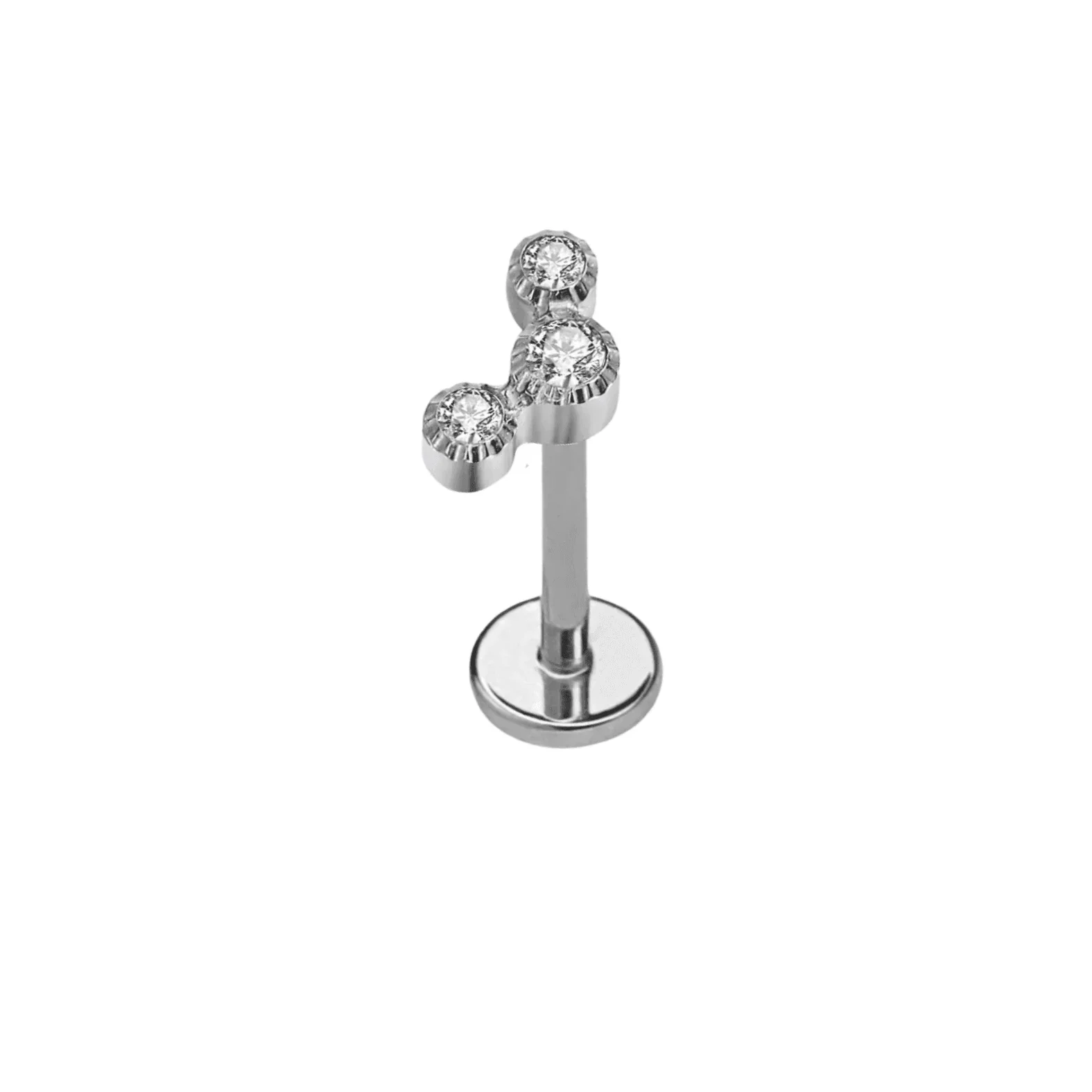 CZ Barnacle Flat Back Stud - Image 11