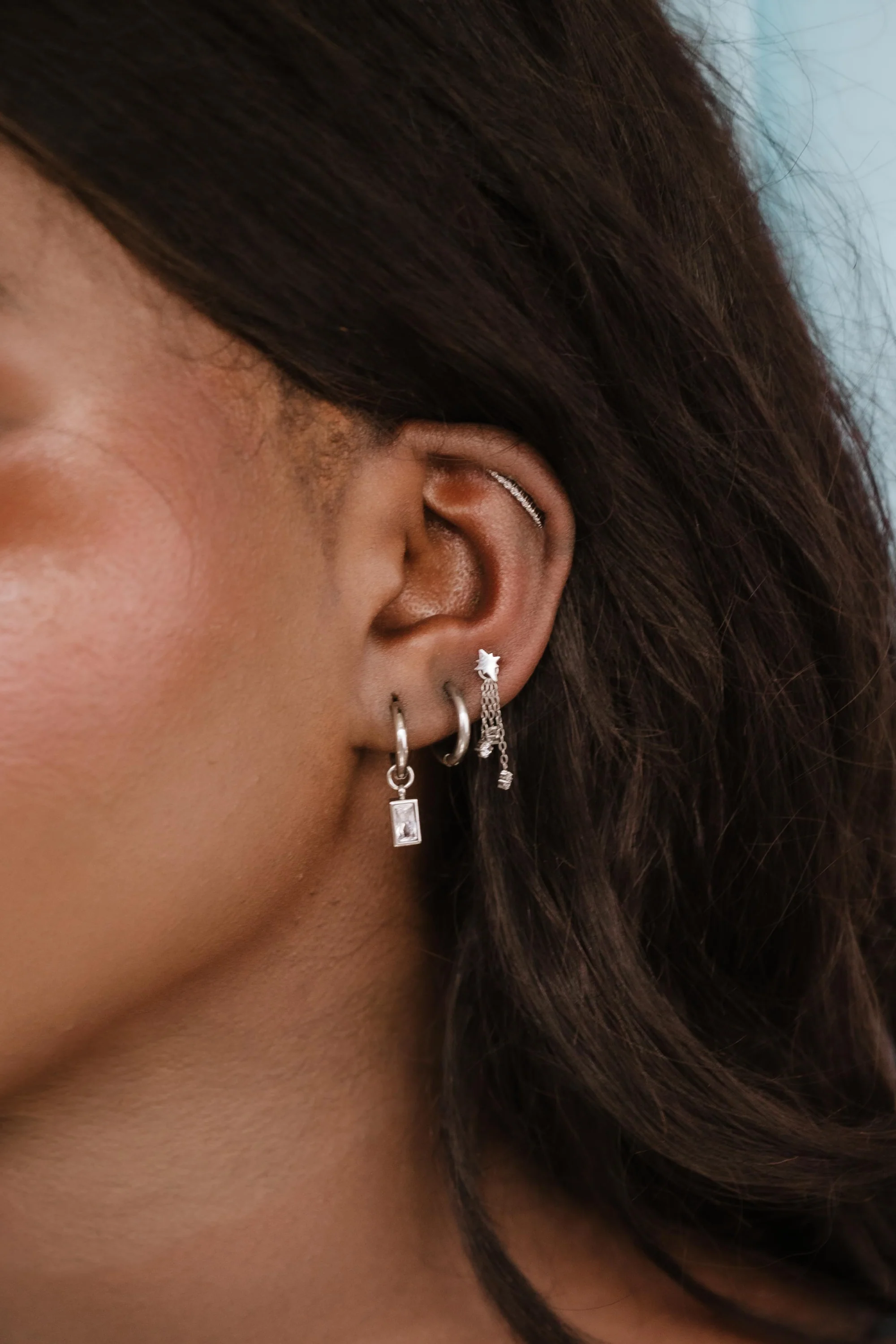 Esme Hoops - Clear - Image 5
