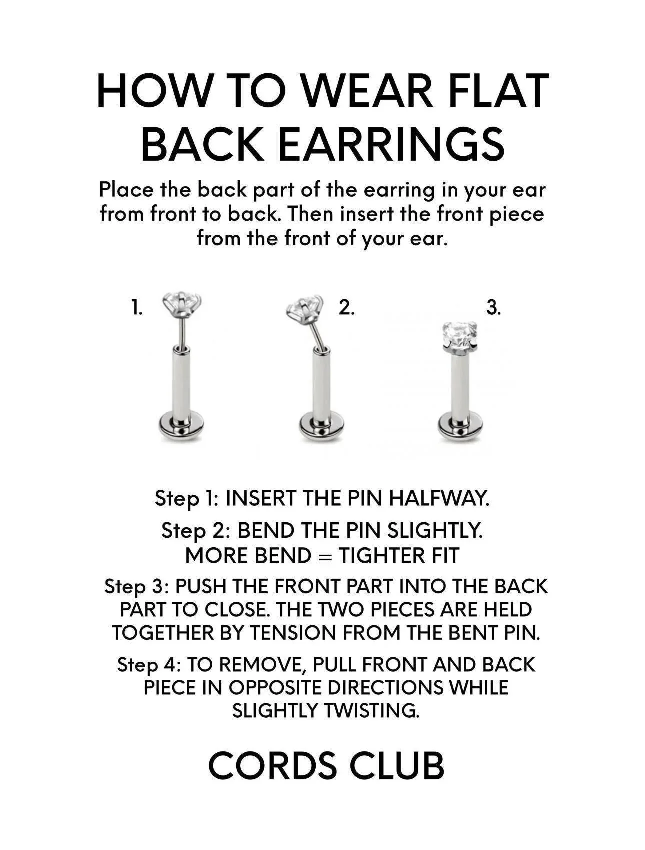 Eye Flat Back Stud - Image 7
