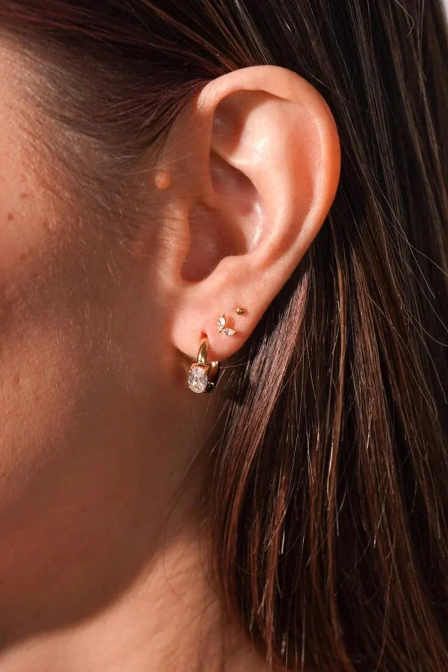 Mini Diamond Hoops - Image 4