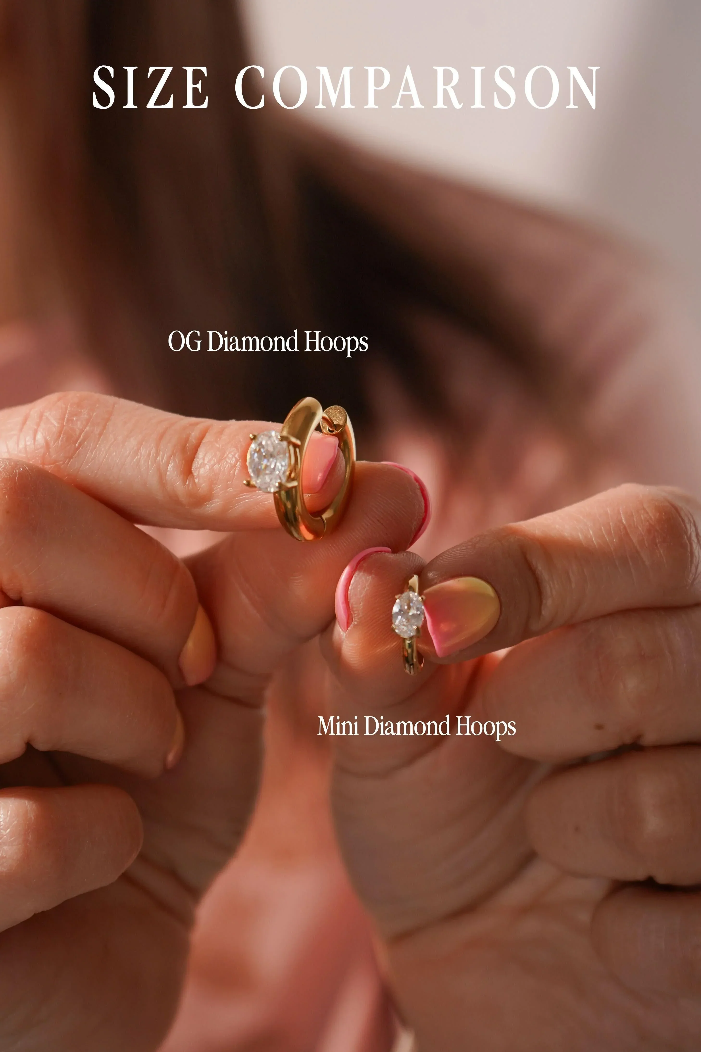 Mini Diamond Hoops - Image 7