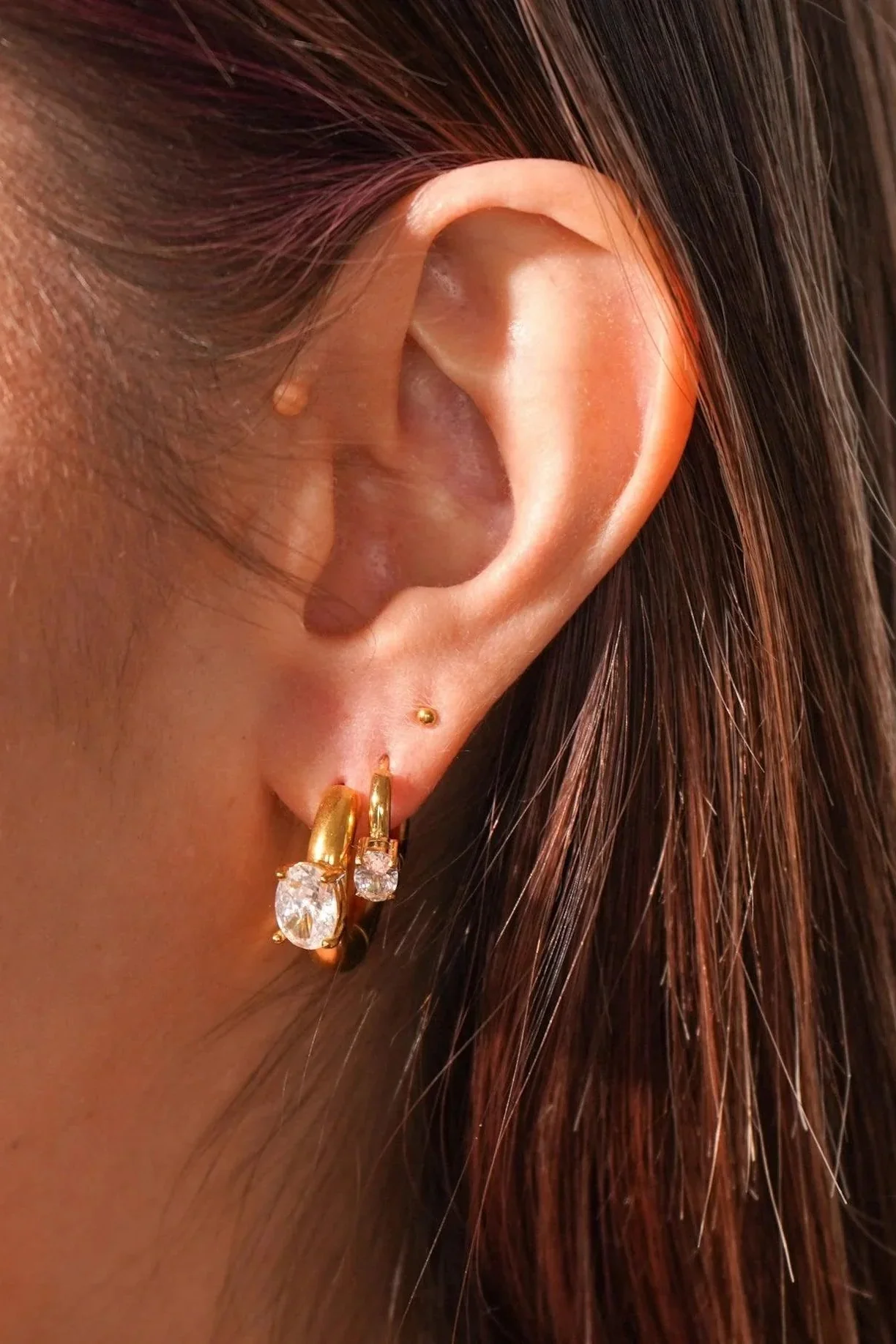 Mini Diamond Hoops - Image 8