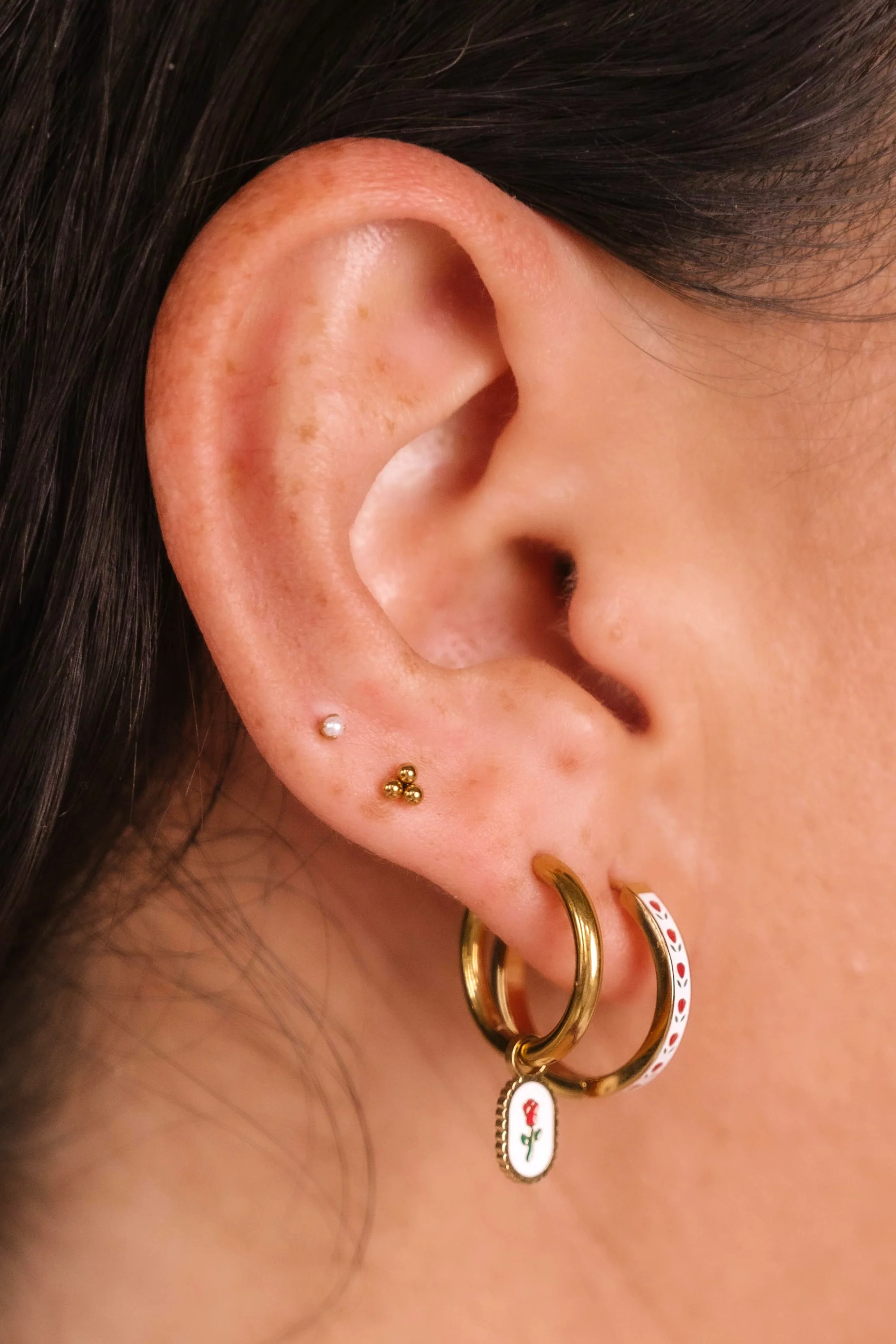 Mini Pearl Flat Back Stud - Image 3