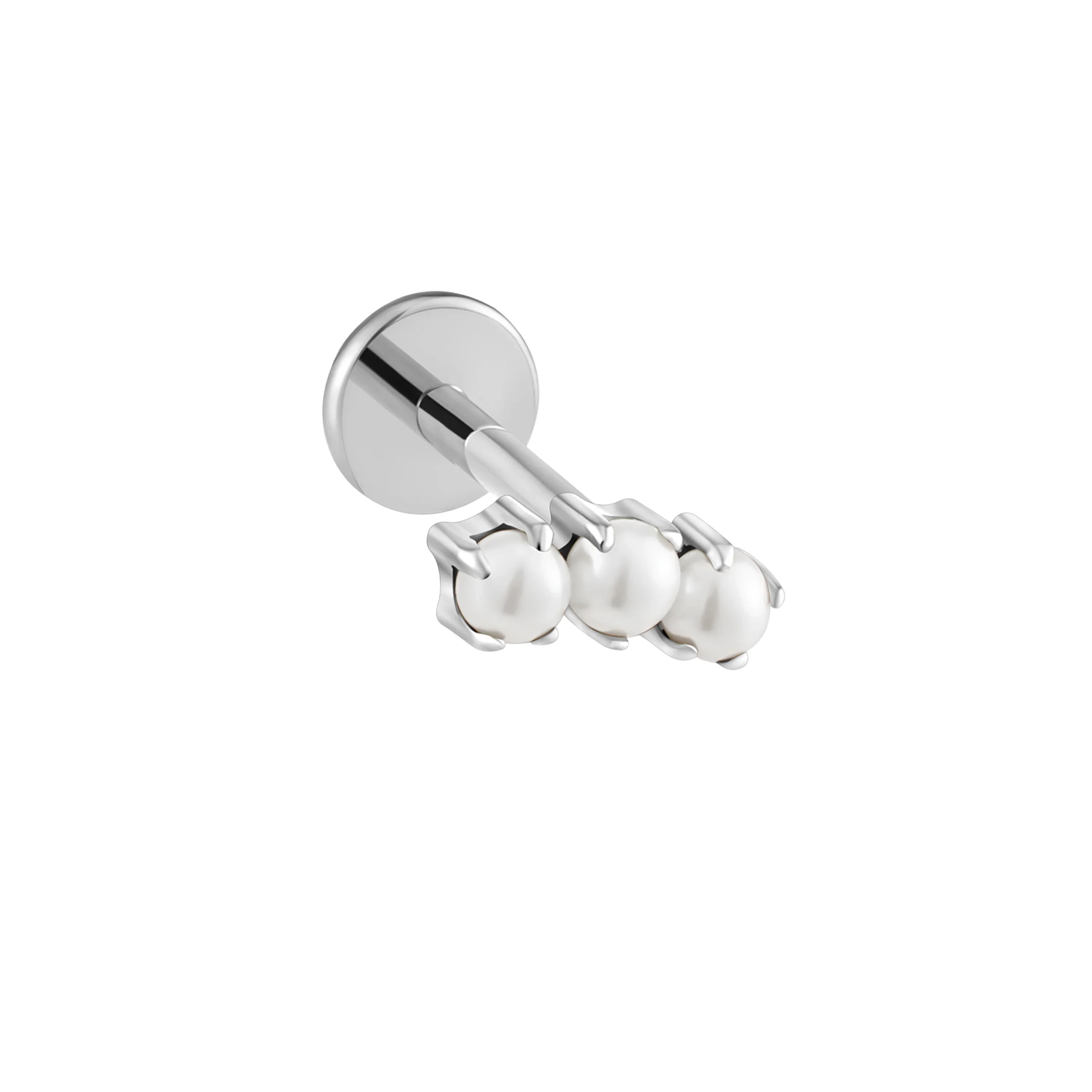 Selene Pearl Climber Flat Back Stud - Image 5