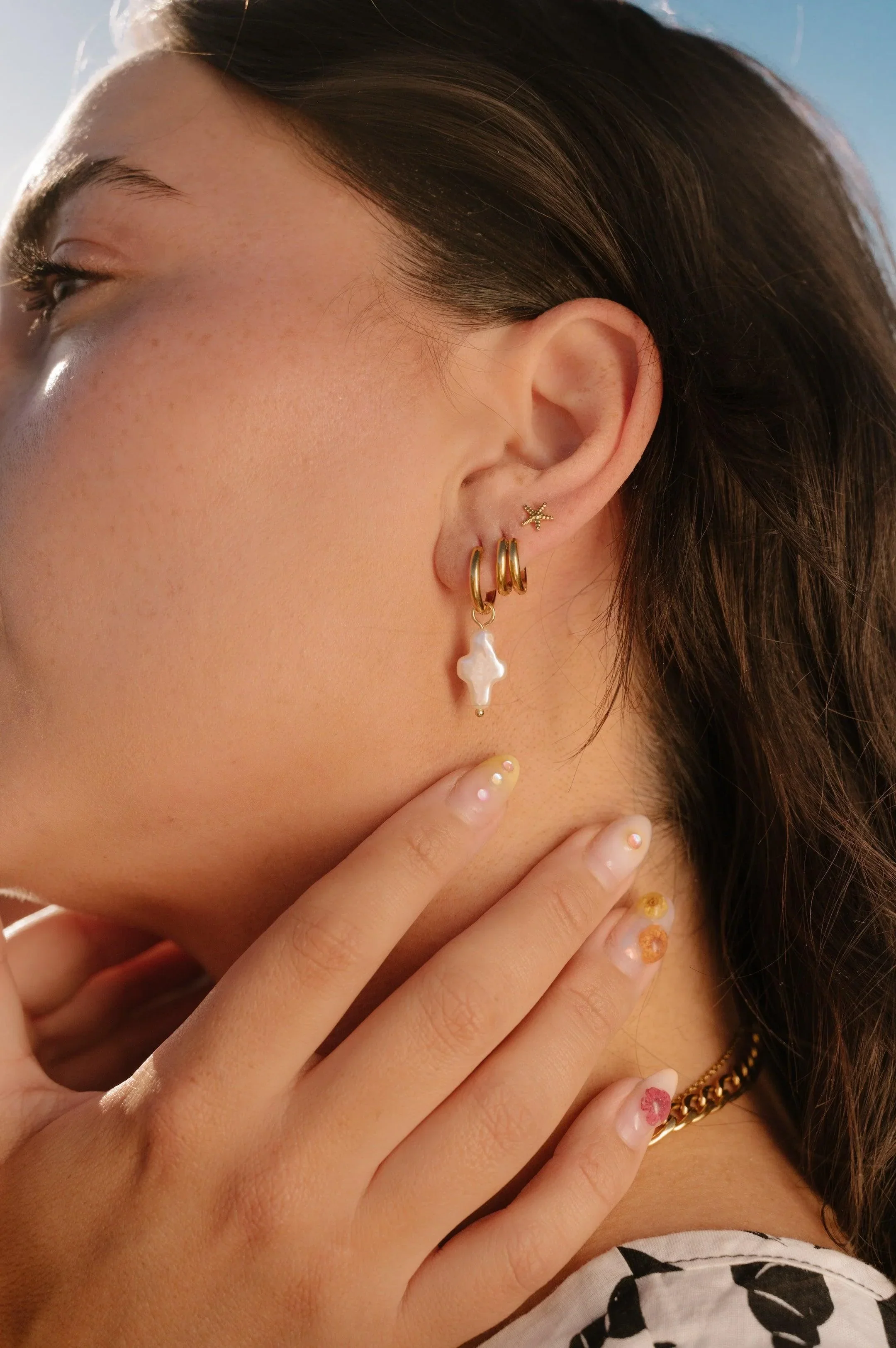 Starfish Flat Back Stud - Image 5