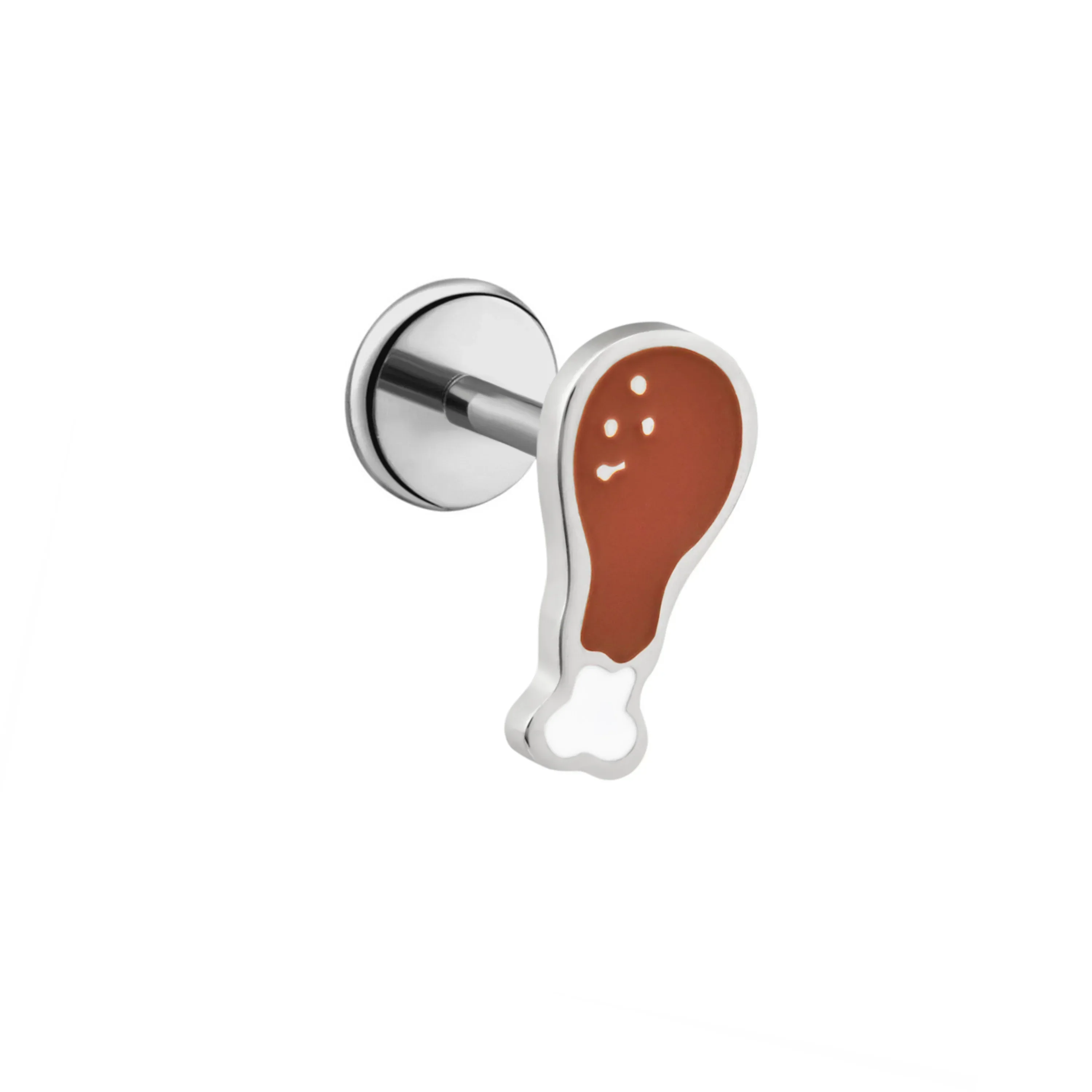 Turkey Leg Enamel Flat Back Stud - Image 8