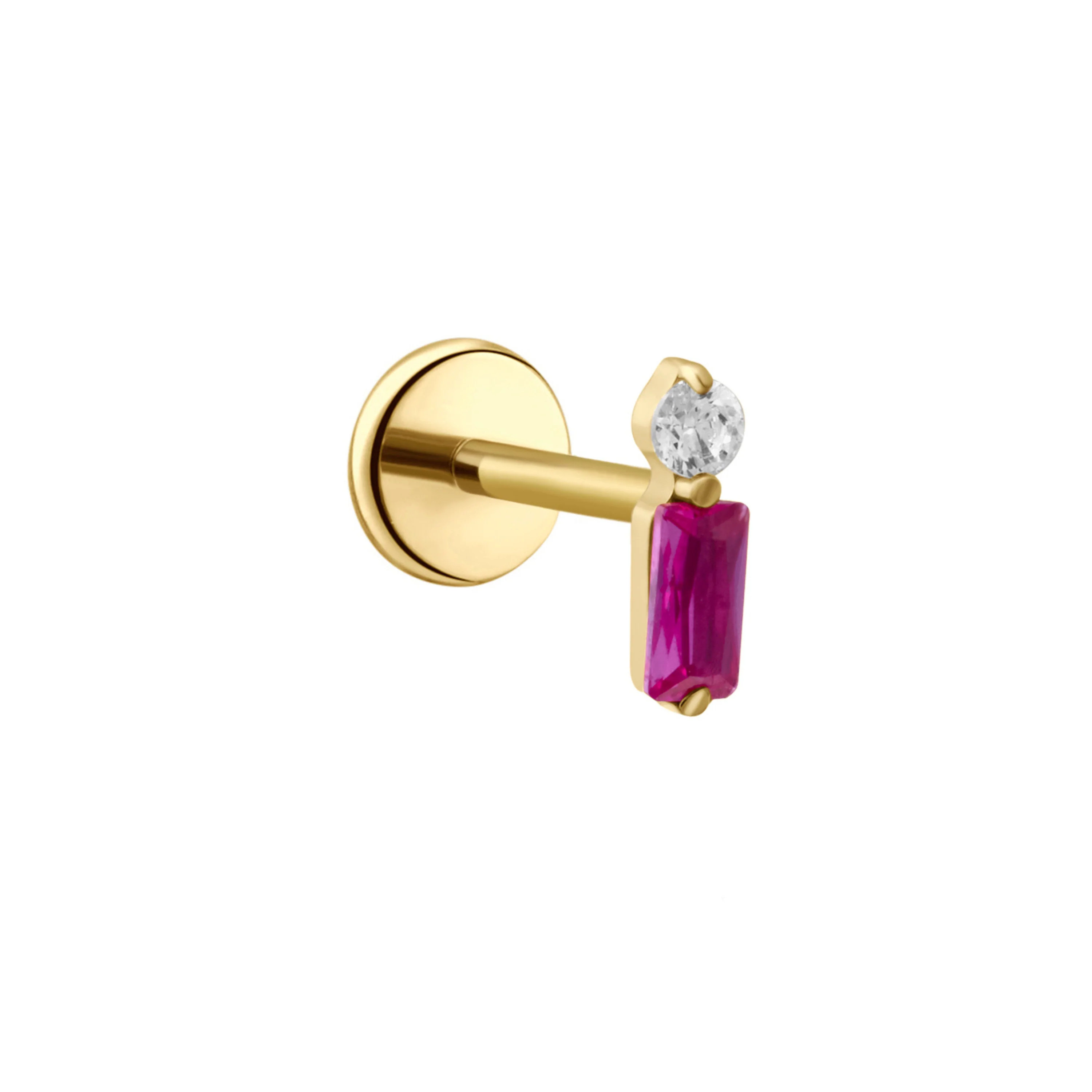 Vela Flat Back Stud