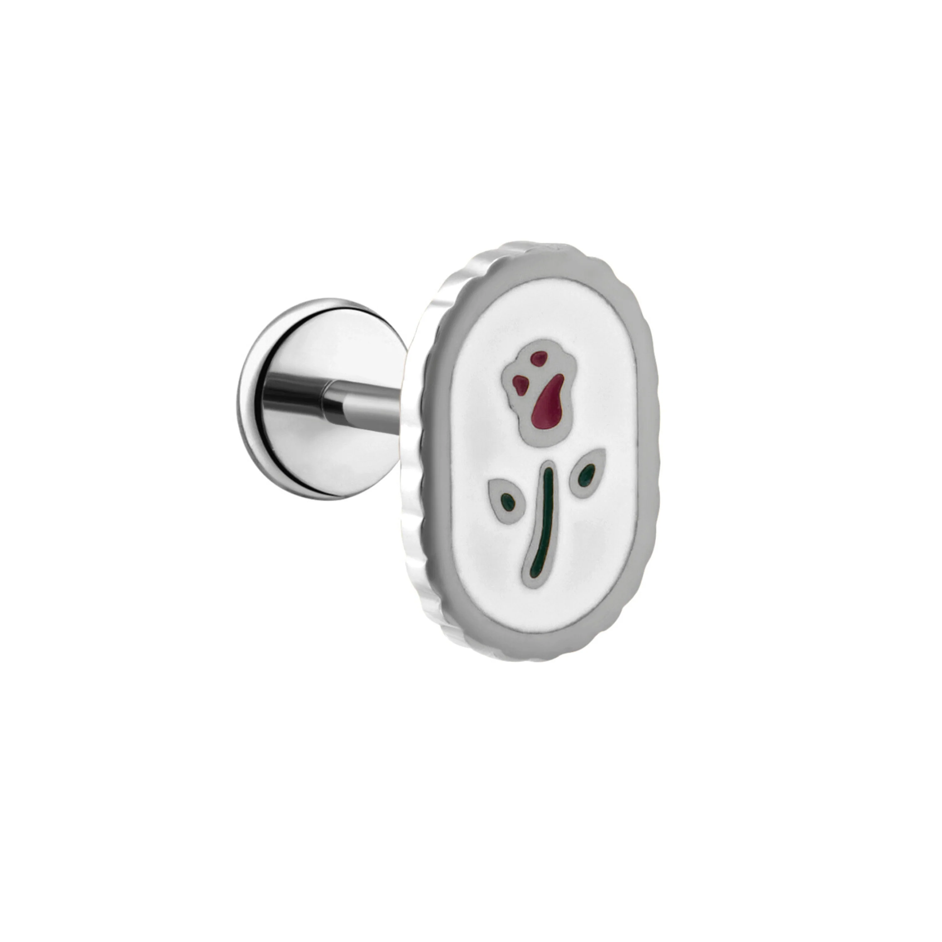 Vintage Rose Flat Back Stud - Image 6