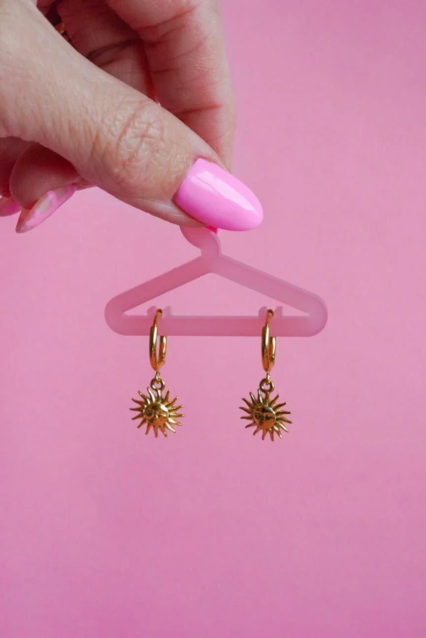 You Shine With the Light From the Sun Hoops - Image 6