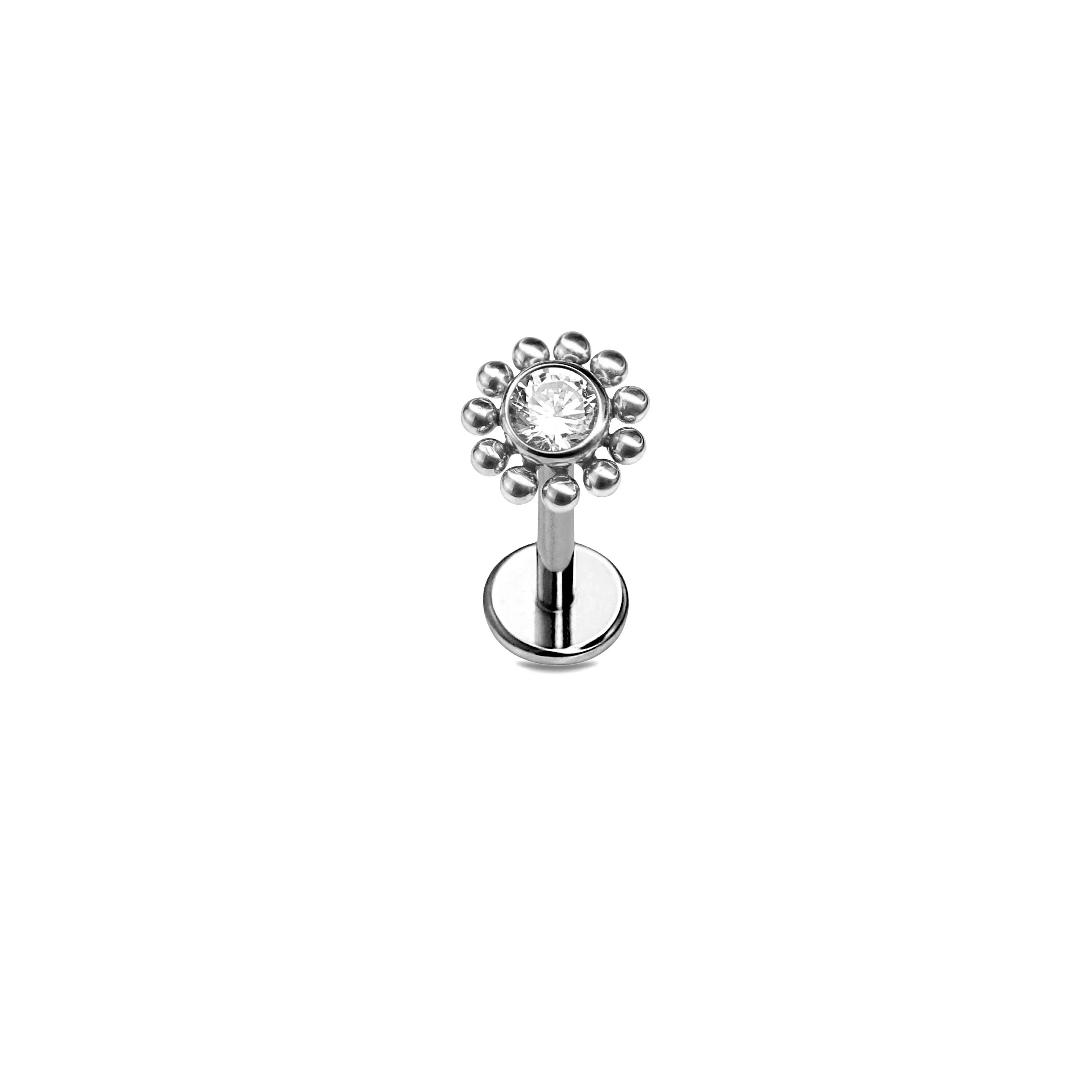 Zirconia Daisy Flat Back Stud - Image 5